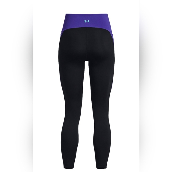 NWT UNDER ARMOUR Women's Project Rock LG Colorblock Ankle Leggings - Picture 3 of 5